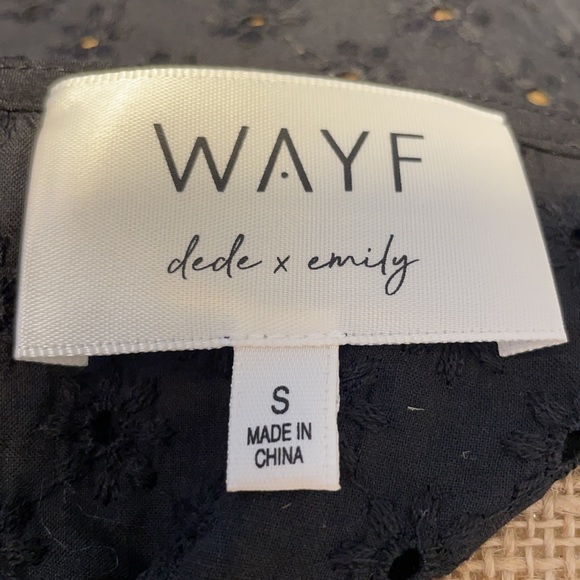 WAYF Dede x Emily Eyelet Lauren Dress with Slip NWT - Picture 12 of 16